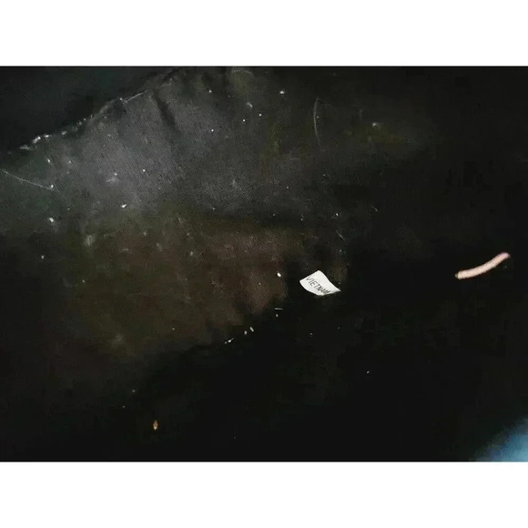 Vintage Unique Wood Exterior Satchel Top Handle Bag Vacation Resortwear Summer - Picture 8 of 12